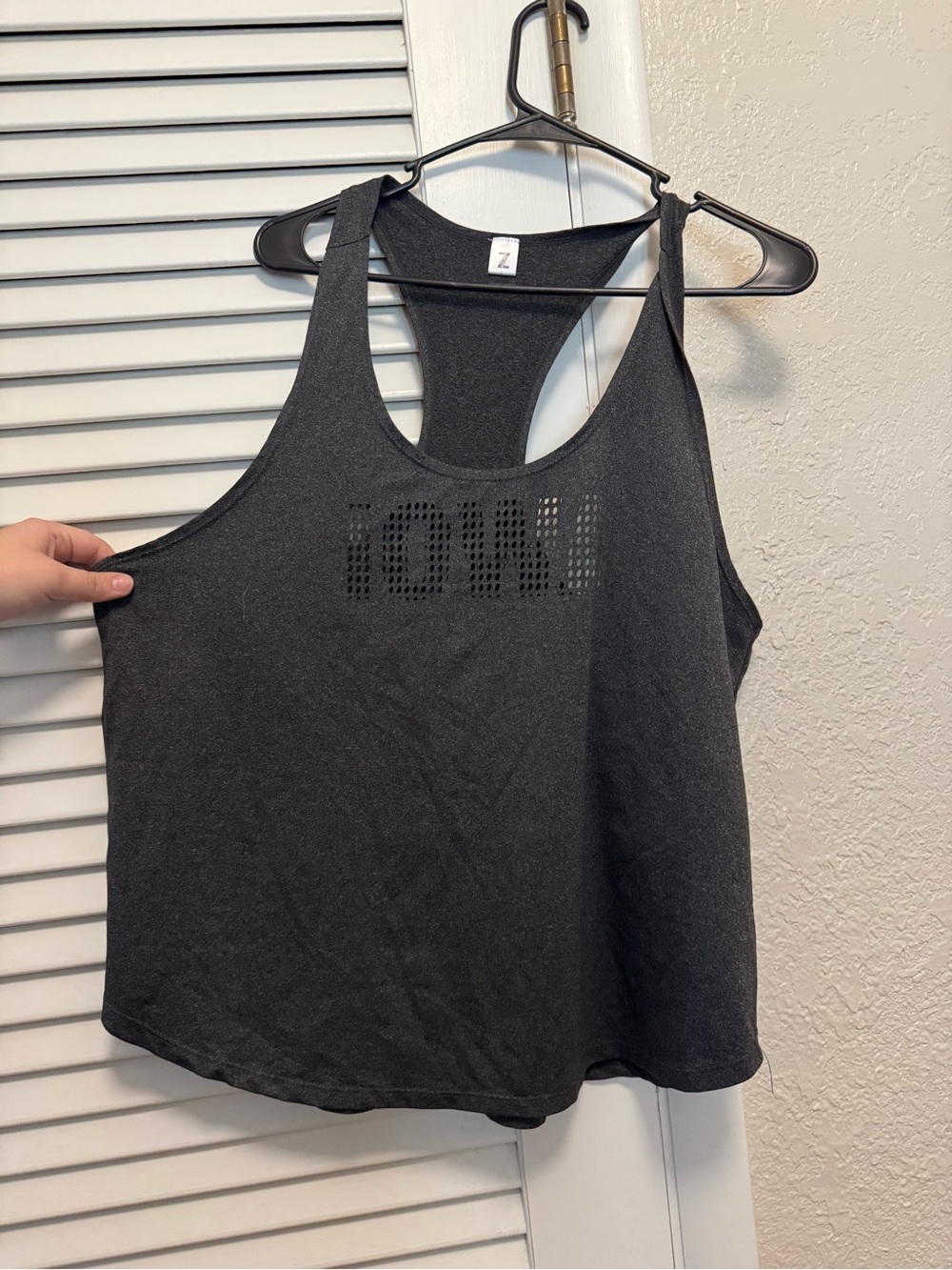IOWA - Black Women's Racerback Tank Top